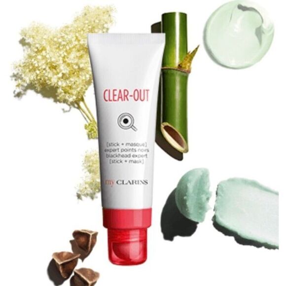 CLARINS - NWT - My Clarins Clear Out Blackhead Expert (Stick + Mask) Full Size - Picture 9 of 15